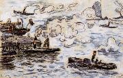 Paul Signac Rotterdam-s tug oil on canvas